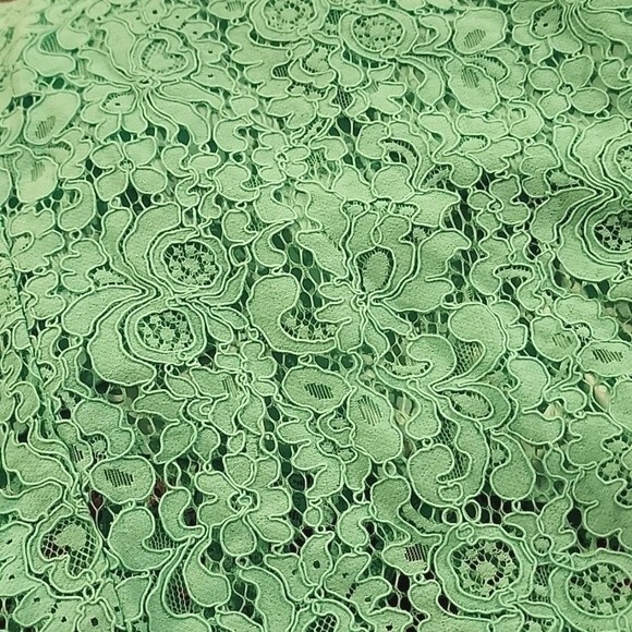 NWT Bardot Lace Mock Neck Sheath Dress in Mint Green Size 8/M - Picture 4 of 6